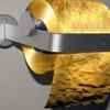 Gold toilet paper for a dazzling dump
