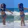 Joyful on the beach