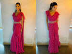 ​Esha Gupta's sari