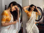 The simple sari look