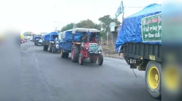 'Delhi Chalo': Farmers protest at Delhi-Haryana border