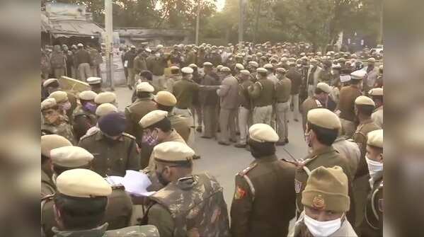 'Delhi Chalo': Farmers protest at Delhi-Haryana border