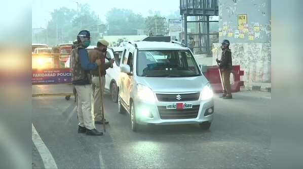 'Delhi Chalo': Farmers protest at Delhi-Haryana border