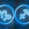 Capricorn and Sagittarius