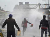 Farmers clash with police in protest over farm laws
