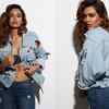 ​Rocking denim-on-denim trend