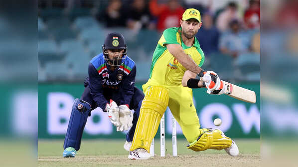 Maxwell's hits quickfire fifty