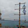 Number 6 danger signal hoisted at Tuticorin port.