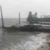 View of rough sea in Pamban near Rameswaram