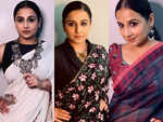 ​Vidya Balan wore 3 saris in 24 hours and we can't decide which one is our favourite