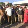 Road Transport Corporation workers in Telangana's Kamareddy extend their support to Bharat Bandh by farmer unions.