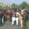 Farmers protesting against farm laws in Mohali
