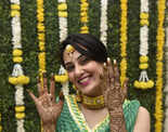 Sai Lokur's mehendi ceremony