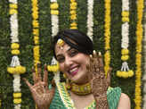 Sai Lokur's mehendi ceremony