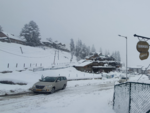 Snowfall in Gulmarg