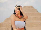 Egyptian model Salma Al-Shimi arrested for indecent photoshoot in front of the pyramid