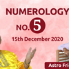 Article image for: Numerology <i class="tbold">reading</i> for Number 5: December 15, 2020