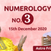 Article image for: Numerology <i class="tbold">reading</i> for Number 3: December 15, 2020