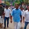 Independent candidate Karat Faisal after his victory in Chundapuram ward of Kozhikode.