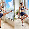 Working out at home
