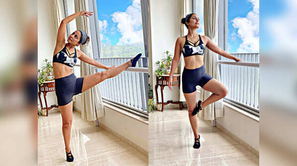 Working out at home