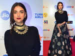 Turtleneck with a lehenga