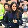 Meghan's Burberry tartan coat worn on her visit to Scotland