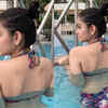 Flaunting her back