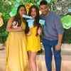 Aditi Bhatia poses with Anita and Rohit
