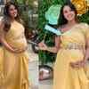 Glowing in yellow