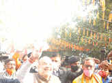 Amit Shah holds mega roadshow in West Bengal