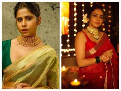 World Saree Day: Sai Tamhankar To Sonalee Kulkarni; Marathi Actresses Who  Nailed The Saree Look | The Times Of India