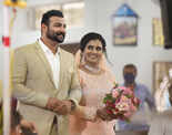 Malayalam actress Roshna Ann Roy ties the knot with Kichu Tellus
