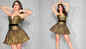 Alaya F turns up the heat in a golden mini dress