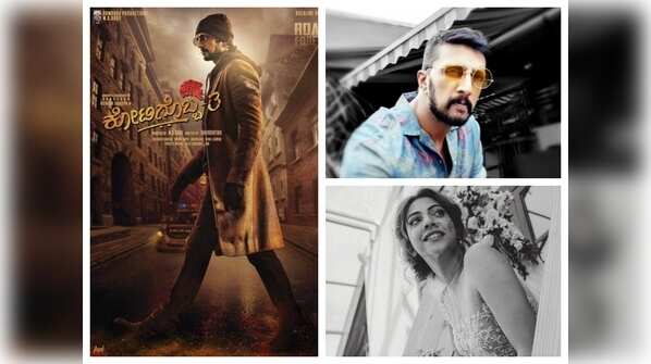 Sudeep and Madonna Sebastian in 'Kotigobba-3'