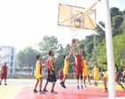 A memorable basketball match at the LU court