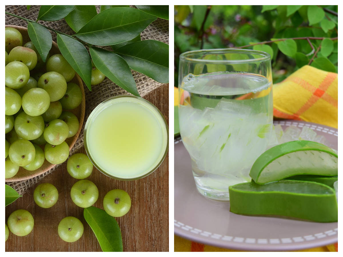 How to make fresh Amla and Aloe Vera juice at home – Food & Recipes