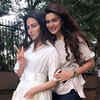 Sana Khan and Aashka Goradia