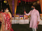 Banarasis enjoy at a dandiya night