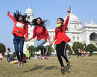 Xmas merriment brings respite to city