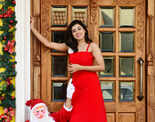 Actress Anju Kurian's Christmas photoshoot