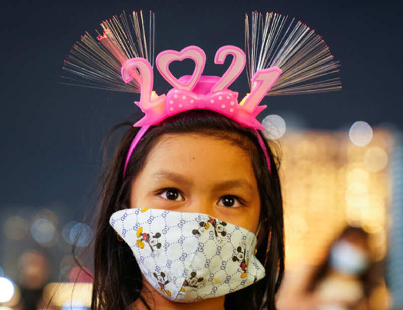 New Year celebrated with COVID restrictions
