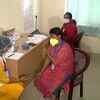 Covid-19 vaccination dry being conducted at Primary Healthcare Centre under Bidhannagar Municipal Corporation in Kolkata