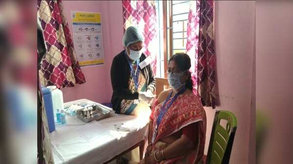 Dry run at health centre in Madhyamgram