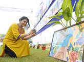 Children participate in Annual Painting exhibition