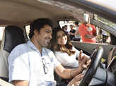 Hruta Durgule and Suvrat Joshi shoot for a love story in Pune