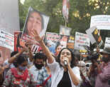 Swara Bhasker joins protest over Hathras Gang Rape at Jantar Mantar