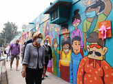 Delhi artists & Finnish embassy collaborate to beautify Khan Market walls