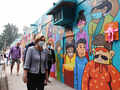 Delhi artists & Finnish embassy collaborate to beautify Khan Market walls