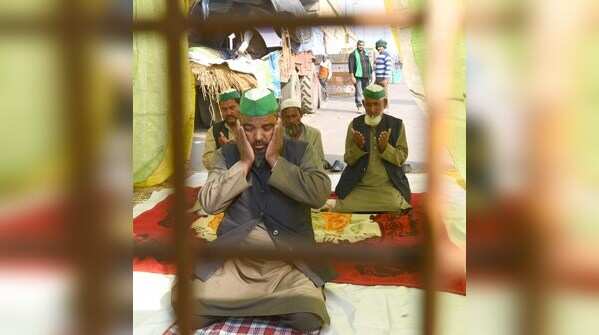 With prayers on lips